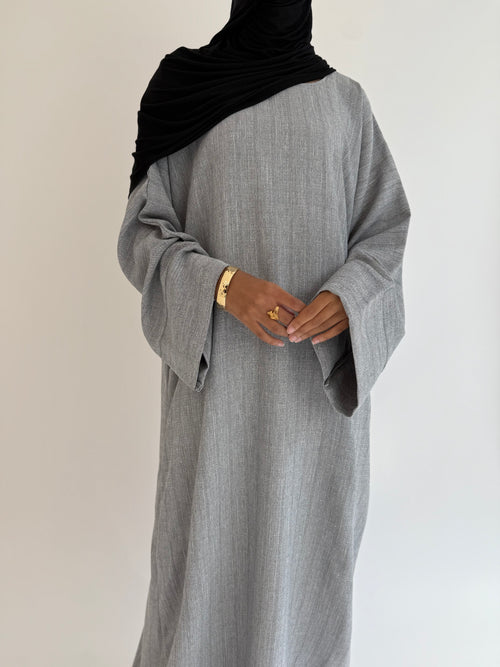 Grey Autumn abayah