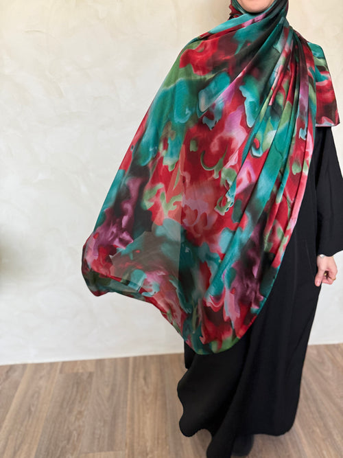 Printed Silk Hijaabs 4