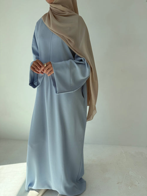Spring basics: Powder blue Abayah ZIP