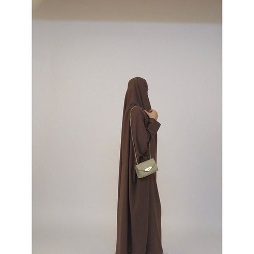 1 piece Jilbaab- Mocha