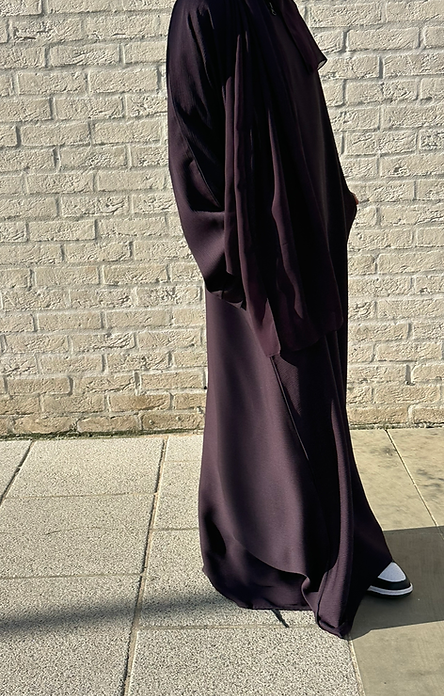 Plum ripple abayah