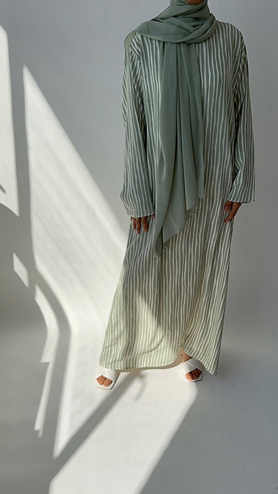 Sage ripple Dress (Large)