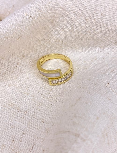 Two Tone Snake Ring