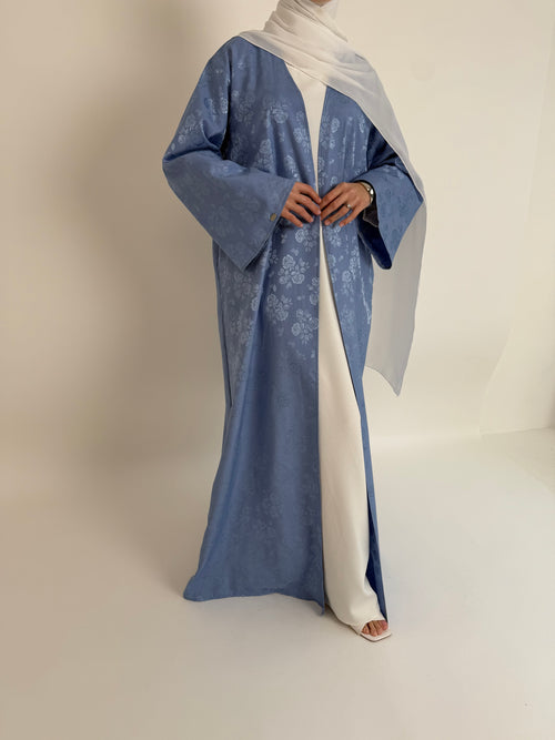 Blue rose Jacquard 3-piece Set