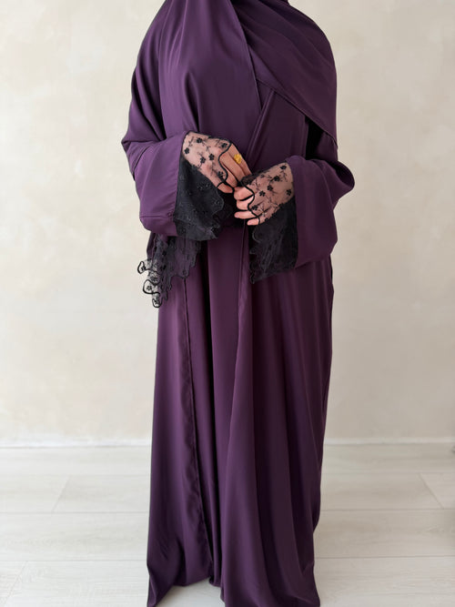 Midnight Purple Lace (3-piece Set)