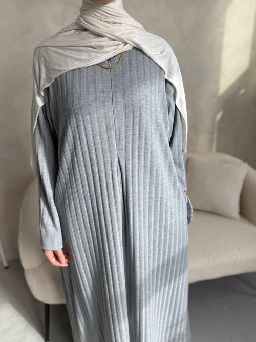 Grey Leila Zip Dress