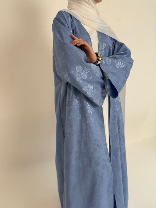 Blue rose Jacquard 3-piece Set