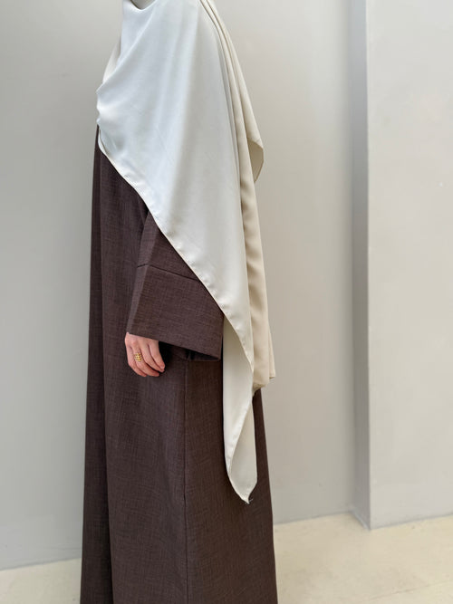 Ramadan Chocolate ZIP abayah