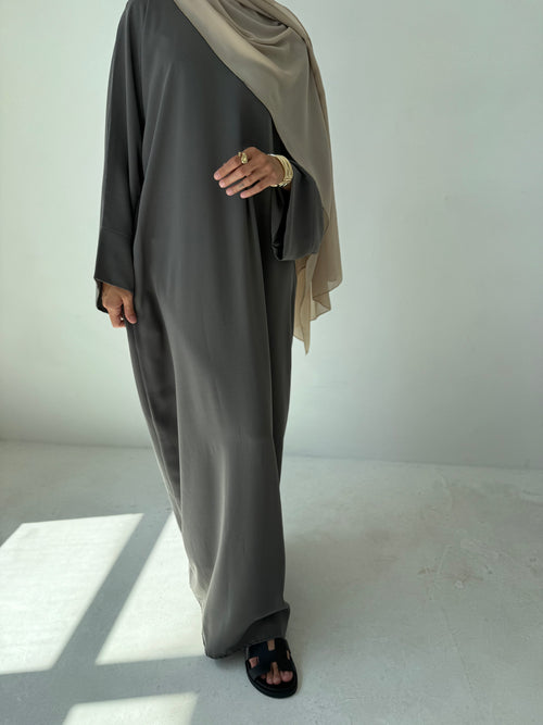 Soft khaki abayah
