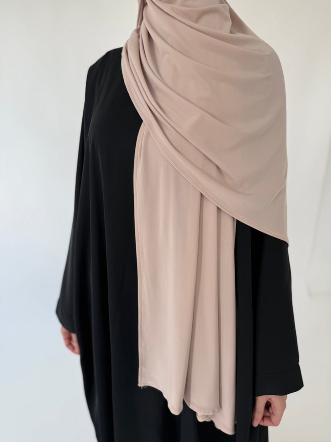 Beige Premium Jersey Hijaab