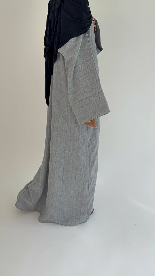 Grey Autumn abayah