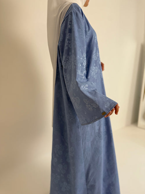 Blue rose Jacquard 3-piece Set