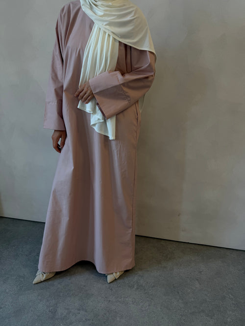 Pink Cotton abayah