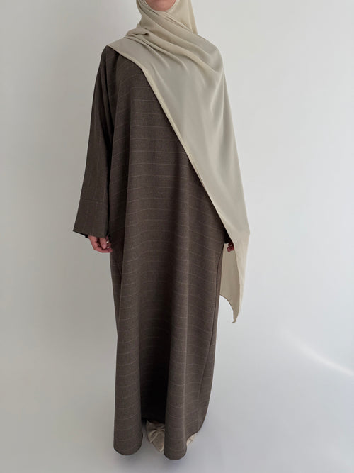 Oak Herringbone abayah