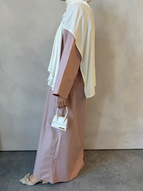 Pink Cotton abayah