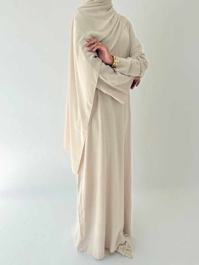 Large Chiffon hijaab: Beige