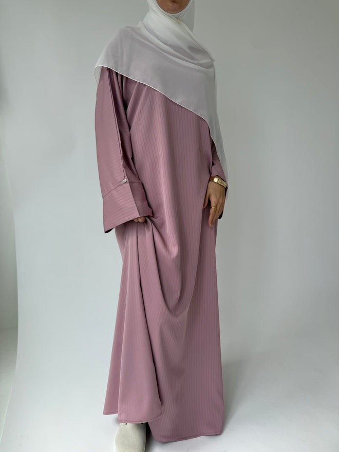 Barbie Pink Striped abayah
