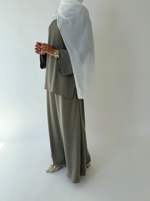 Soft Sage co-ord skirt set