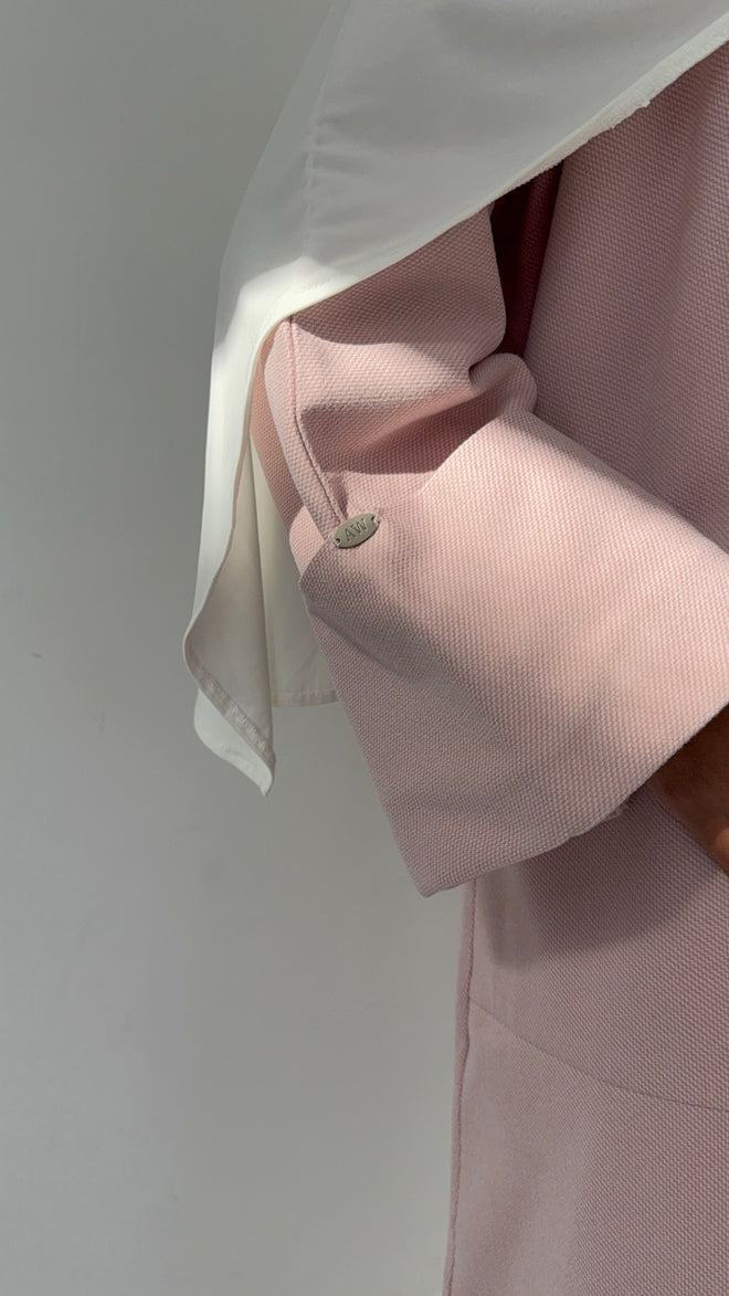 Pink Cloud Coat Abayah