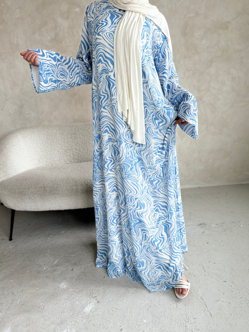 Blue Marble Dress