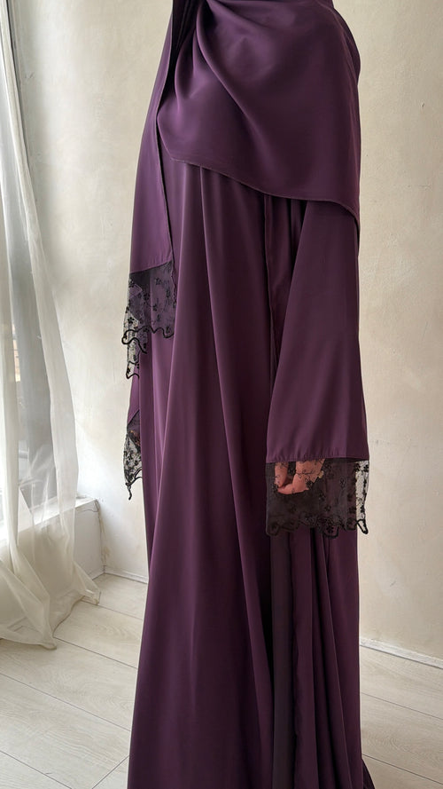 Midnight Purple Lace (3-piece Set)