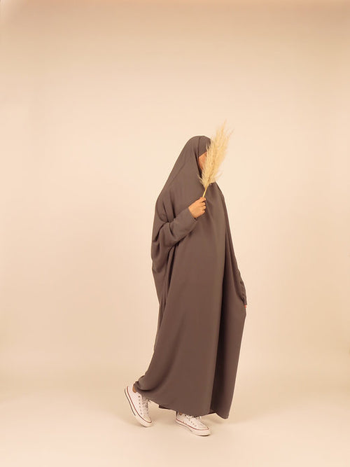 1-piece Jilbaab- Taupe grey