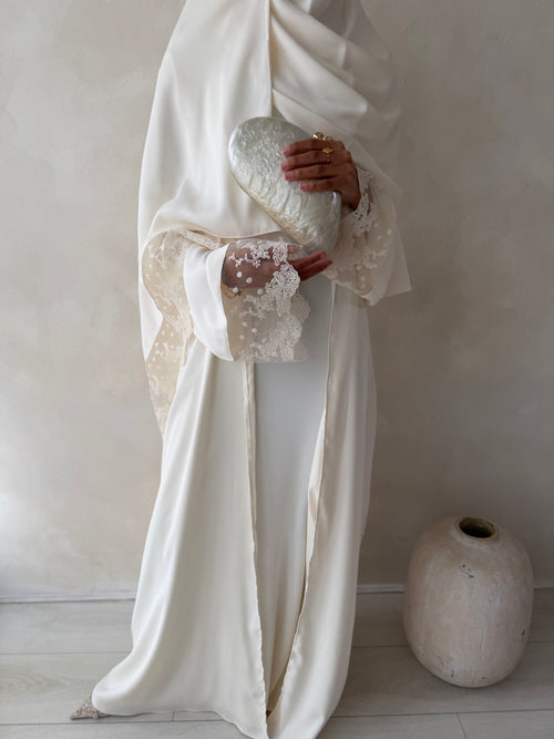Ayla Lace Abayah Set (3-piece Set)