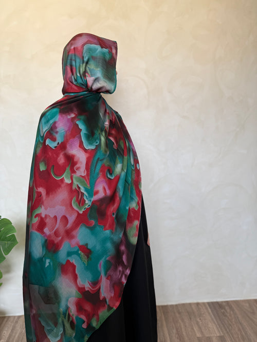Printed Silk Hijaabs 4