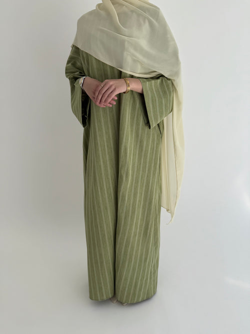 Lime Stripes abayah