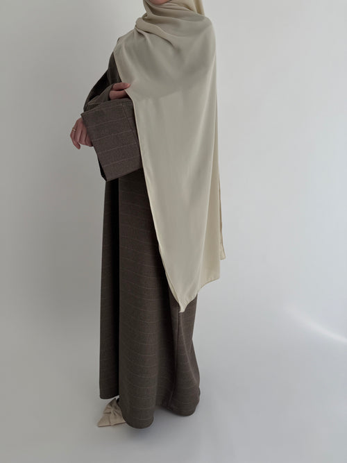 Oak Herringbone abayah