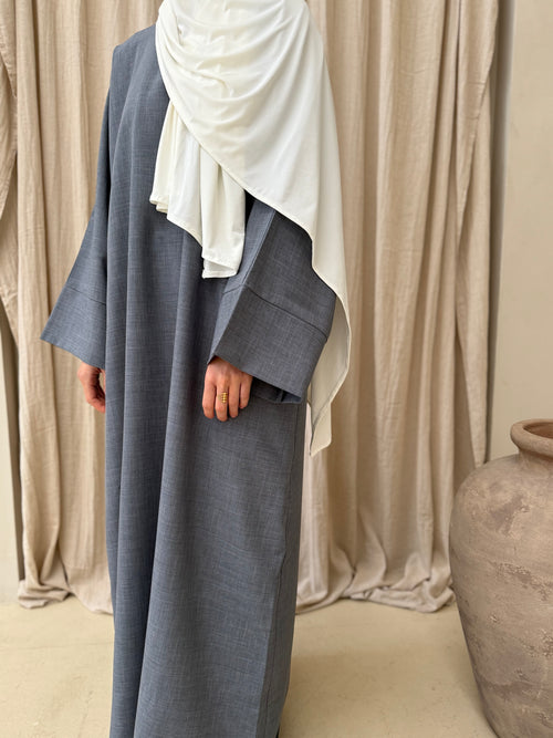 Ramadan Charcoal-Blue abayah
