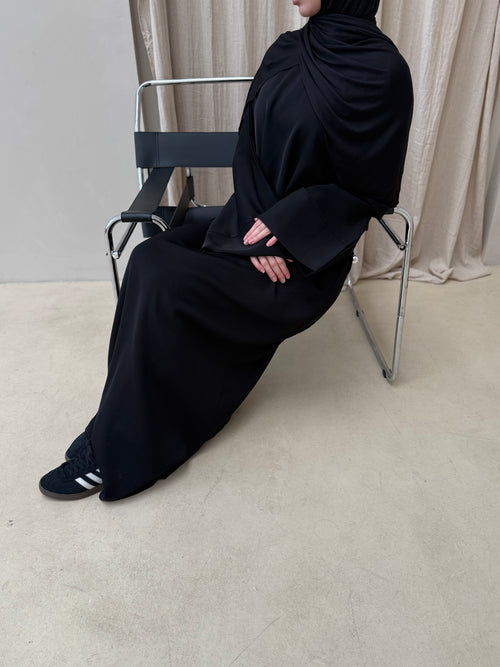 Premium Black Nida abayah