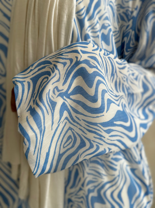 Blue Marble Dress