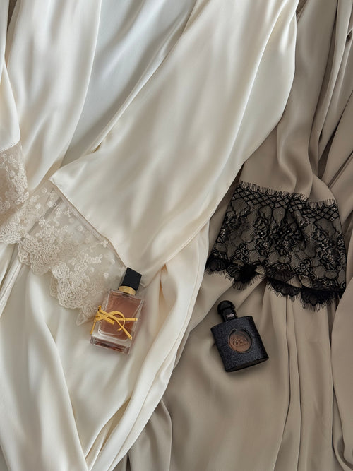 Ayla Lace Abayah Set (3-piece Set)