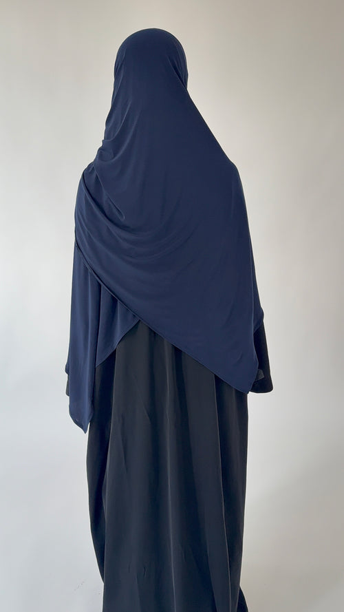 Navy Premium Jersey Hijaab