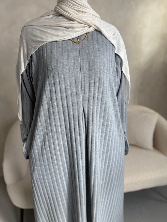 Grey Leila Zip Dress