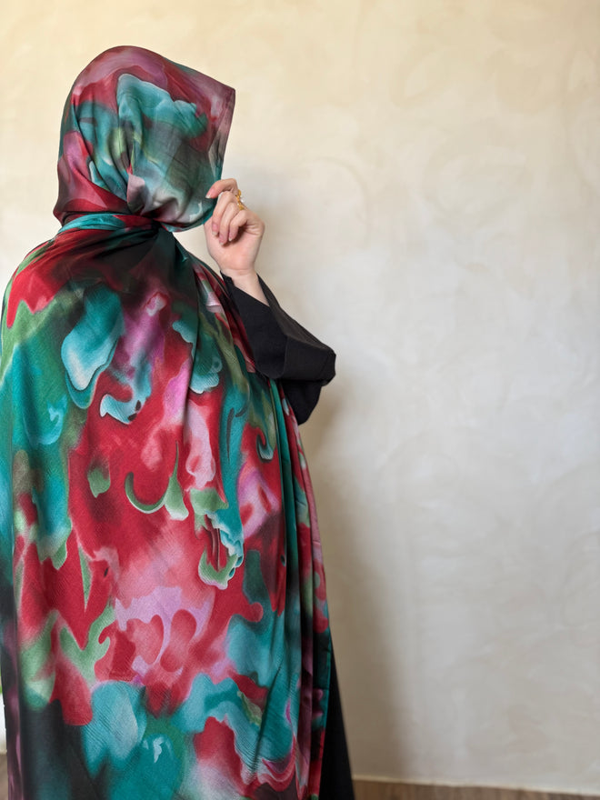 Printed Silk Hijaabs 4