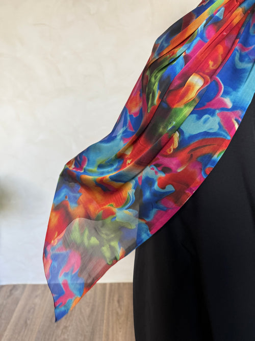 Printed Silk Hijaabs 5