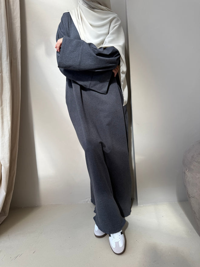 Grey Jumper Abayah ZIP