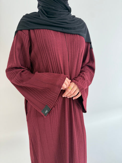 Dark Cherry Winter Dress ZIP