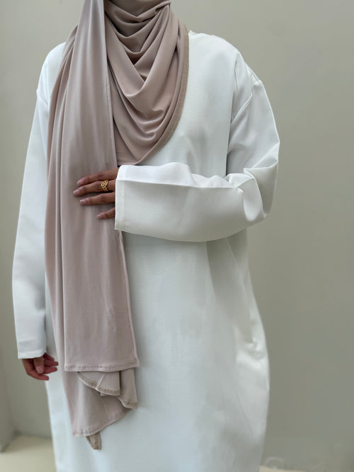 White Slip dress