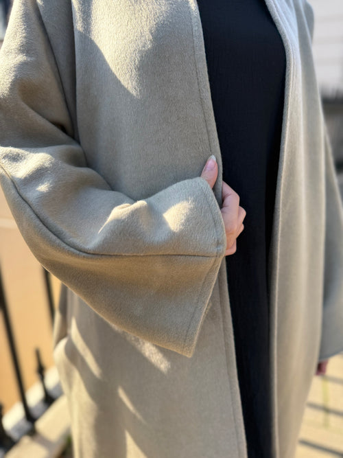 Stone Wool Coat abayah