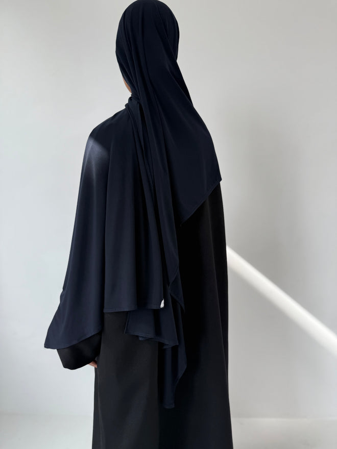 Deep Blue Premium Jersey Hijaab