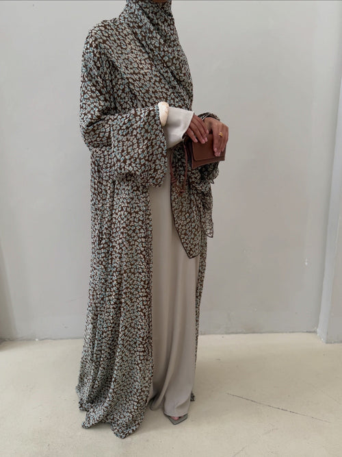 Daisy print Set: Blue