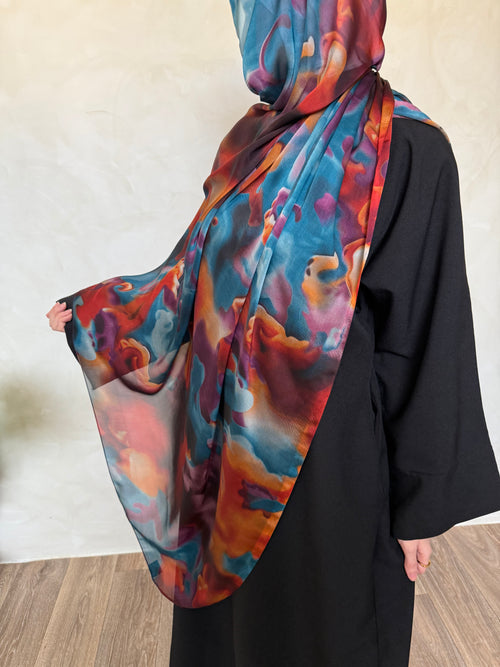 Printed Silk Hijaabs 2