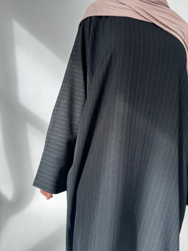 Moss pinstripe 2.0 abayah (Large)