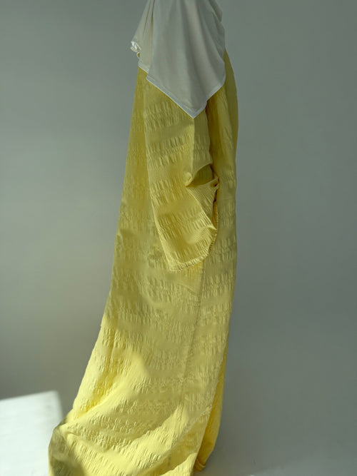 Butter yellow summer dress