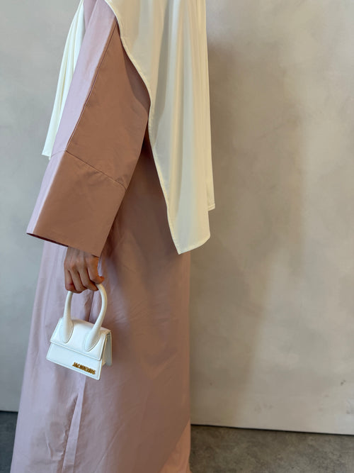 Pink Cotton abayah