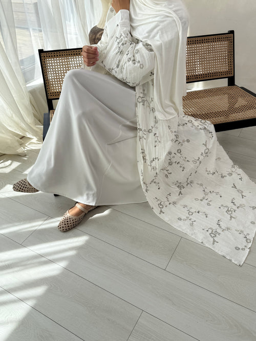 Green floral Cotton Kimono