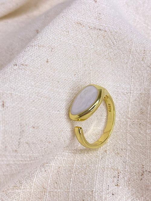 Gold Marble Ring